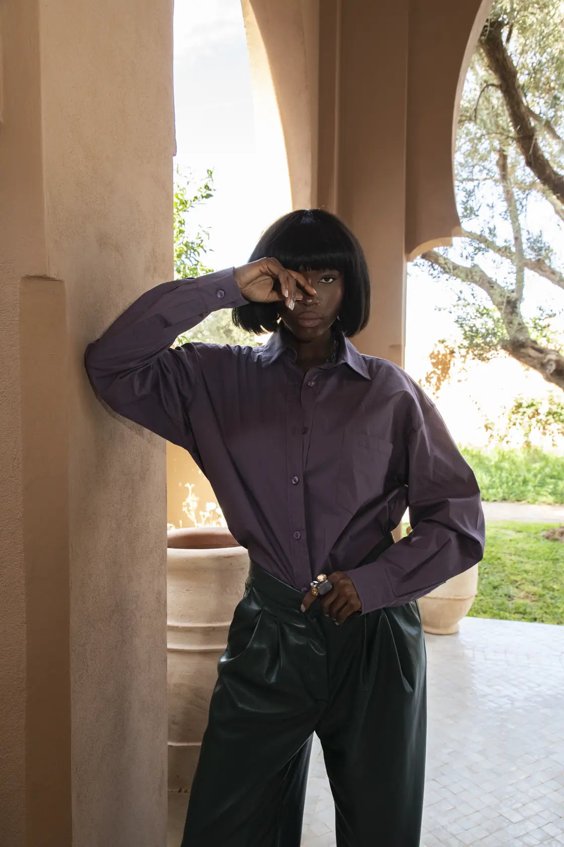 Chemise No Rules Burgundy