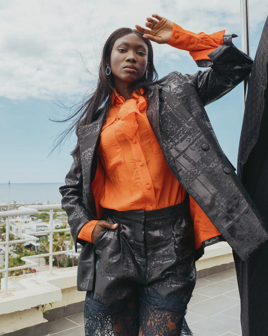 Tailleur Short Tulipe Noire