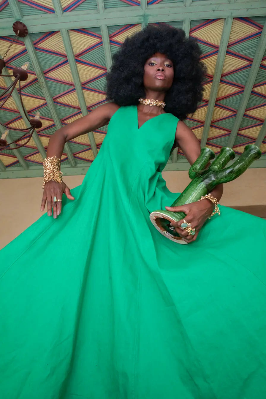 Robe Green Queen