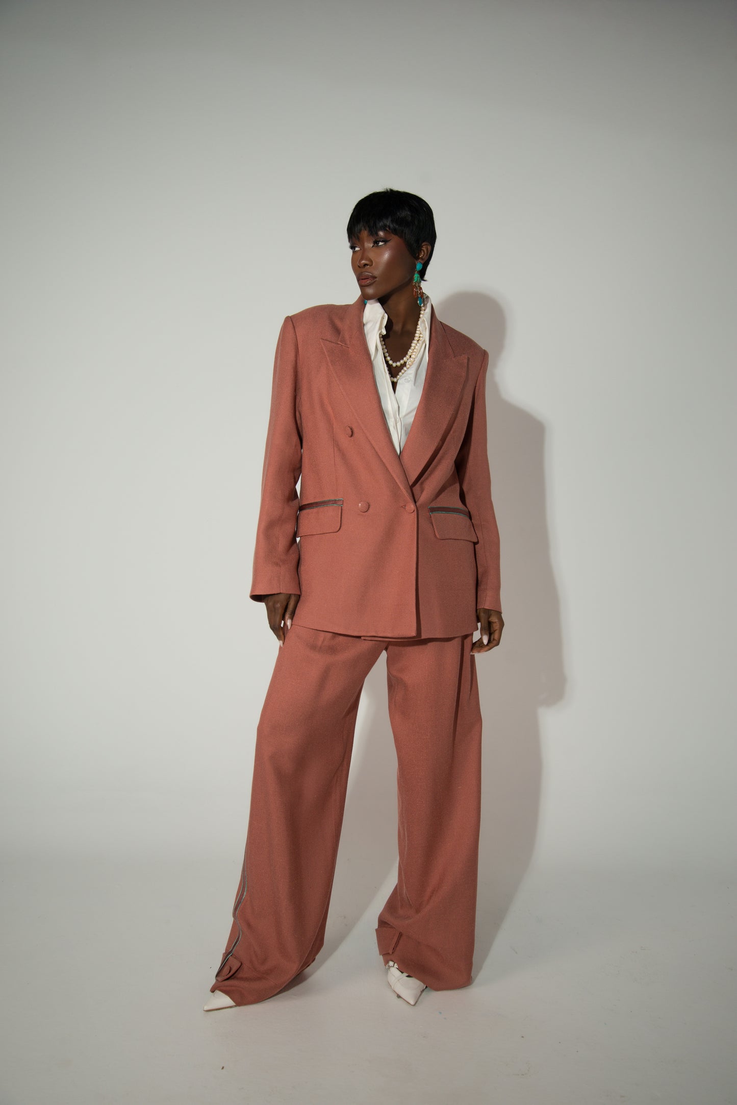 Tailleur Terracotta