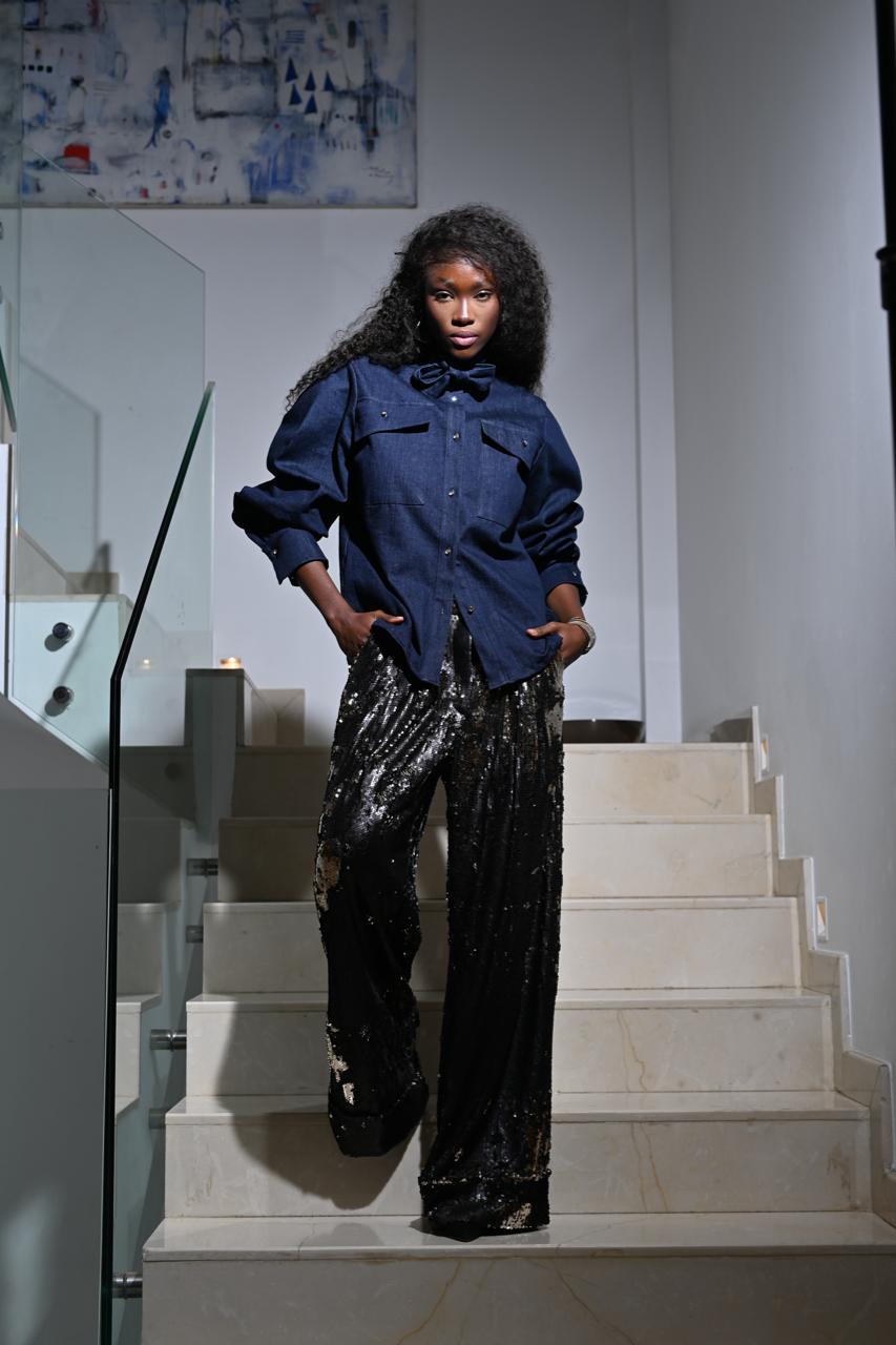 Chemise Jeans Guimauve