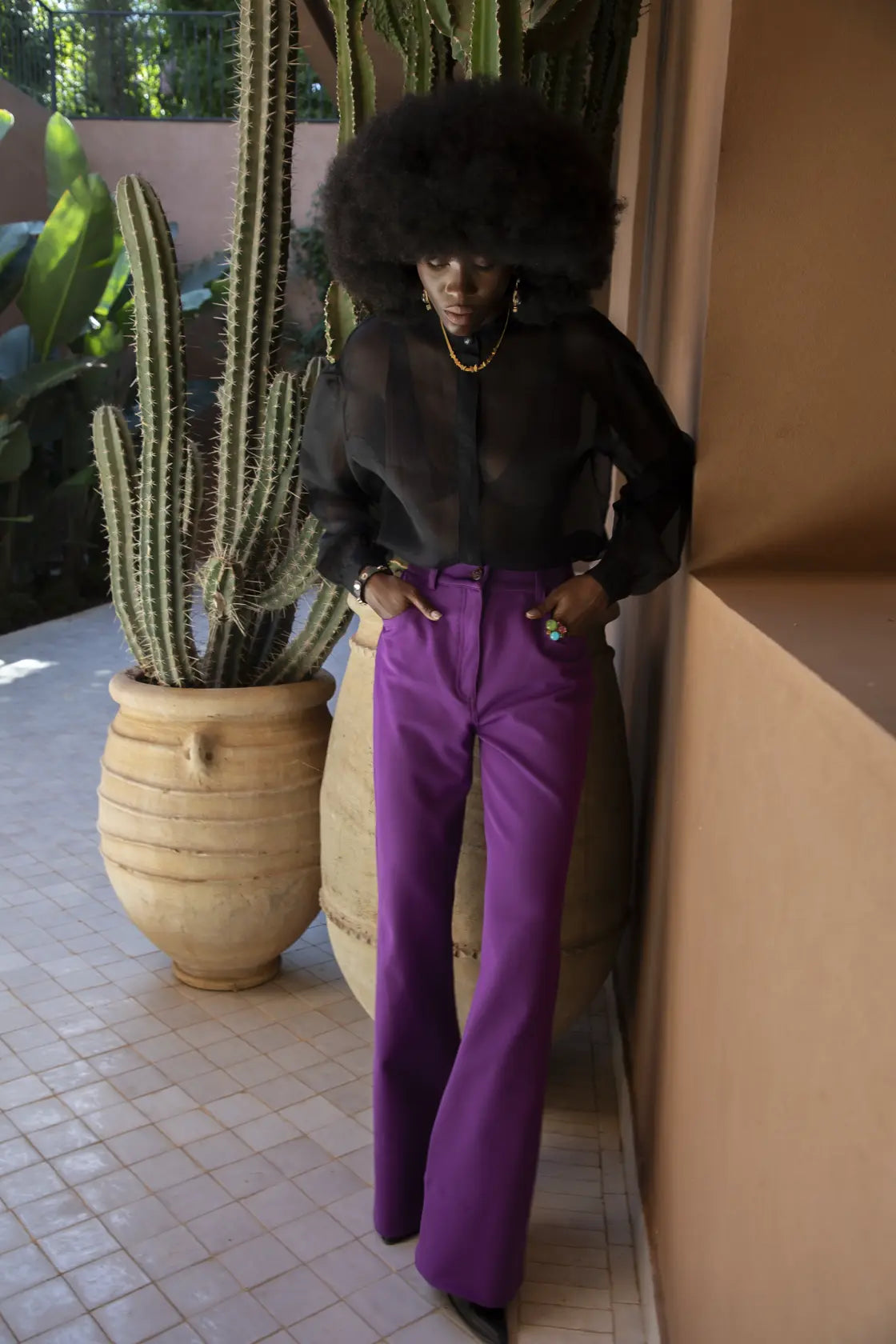 Pantalon Purple Smoothy