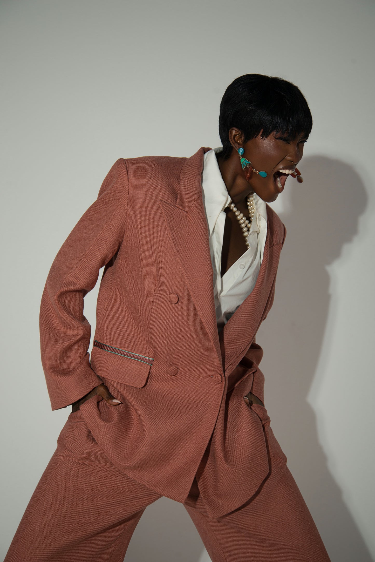 Tailleur Terracotta