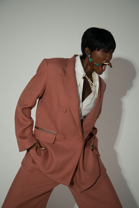 Tailleur Terracotta
