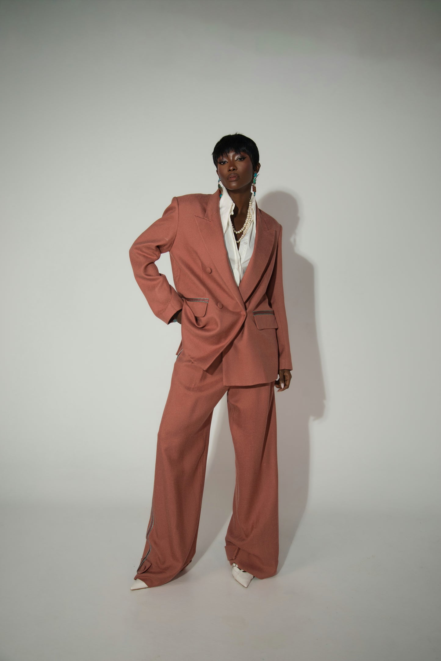 Tailleur Terracotta