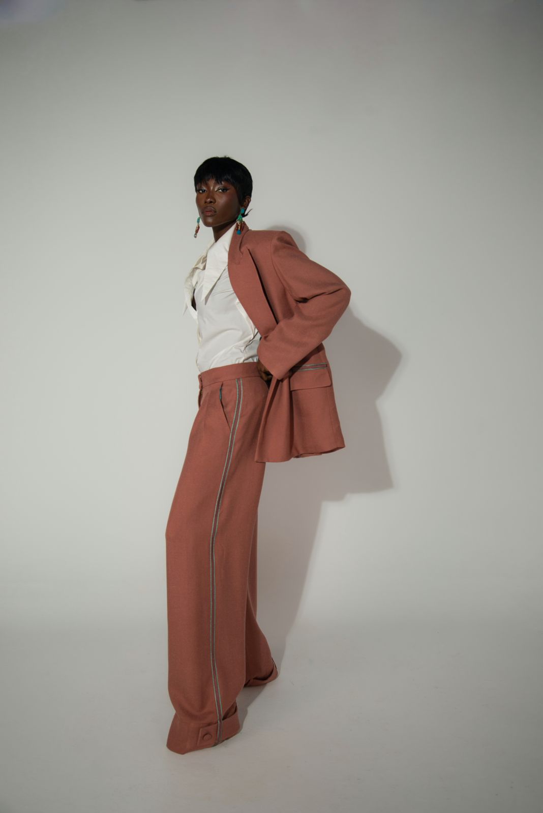 Tailleur Terracotta